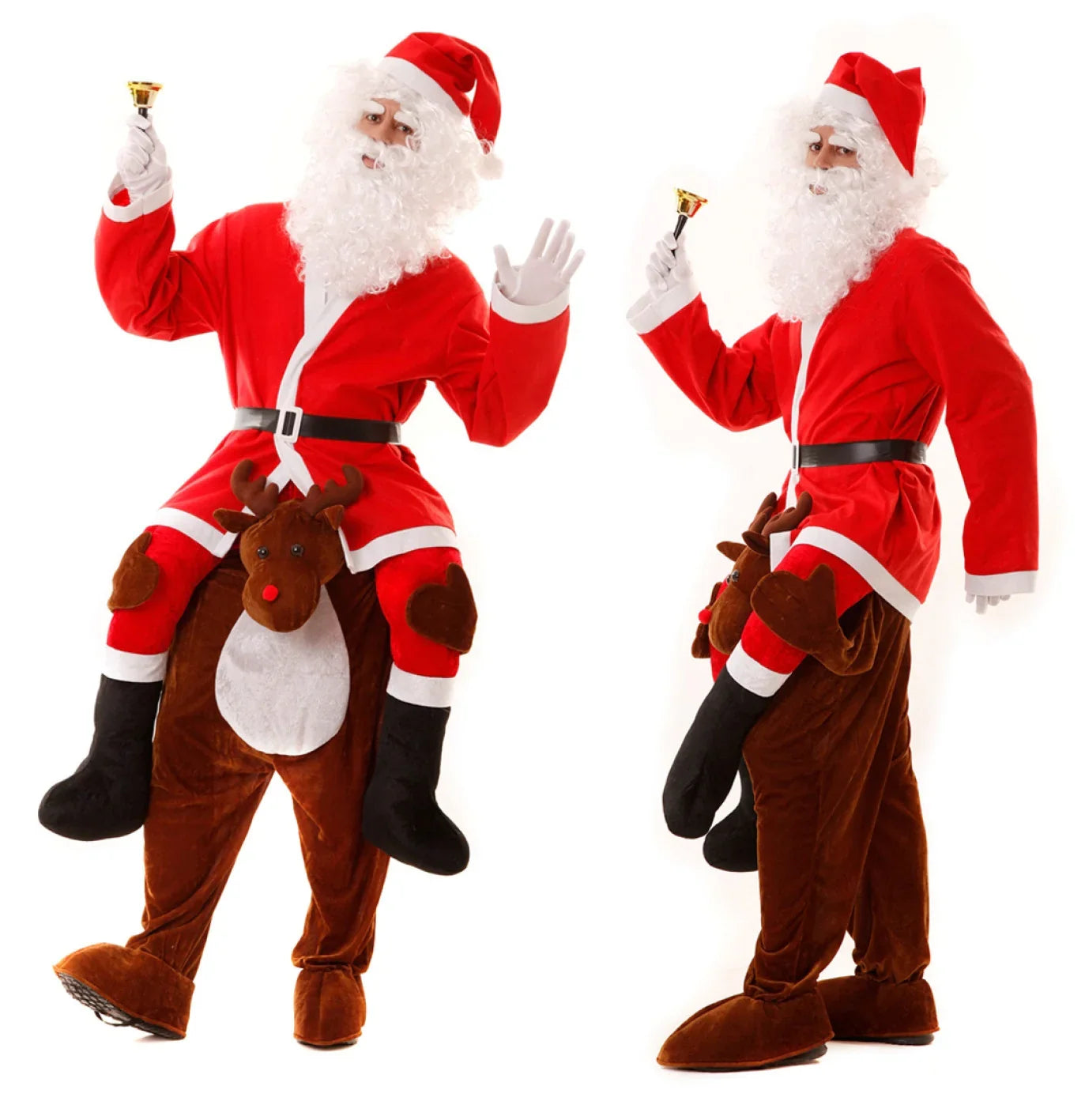 Disfraz de Reno con Papá Noel a Hombros Renos EuroCarnavales