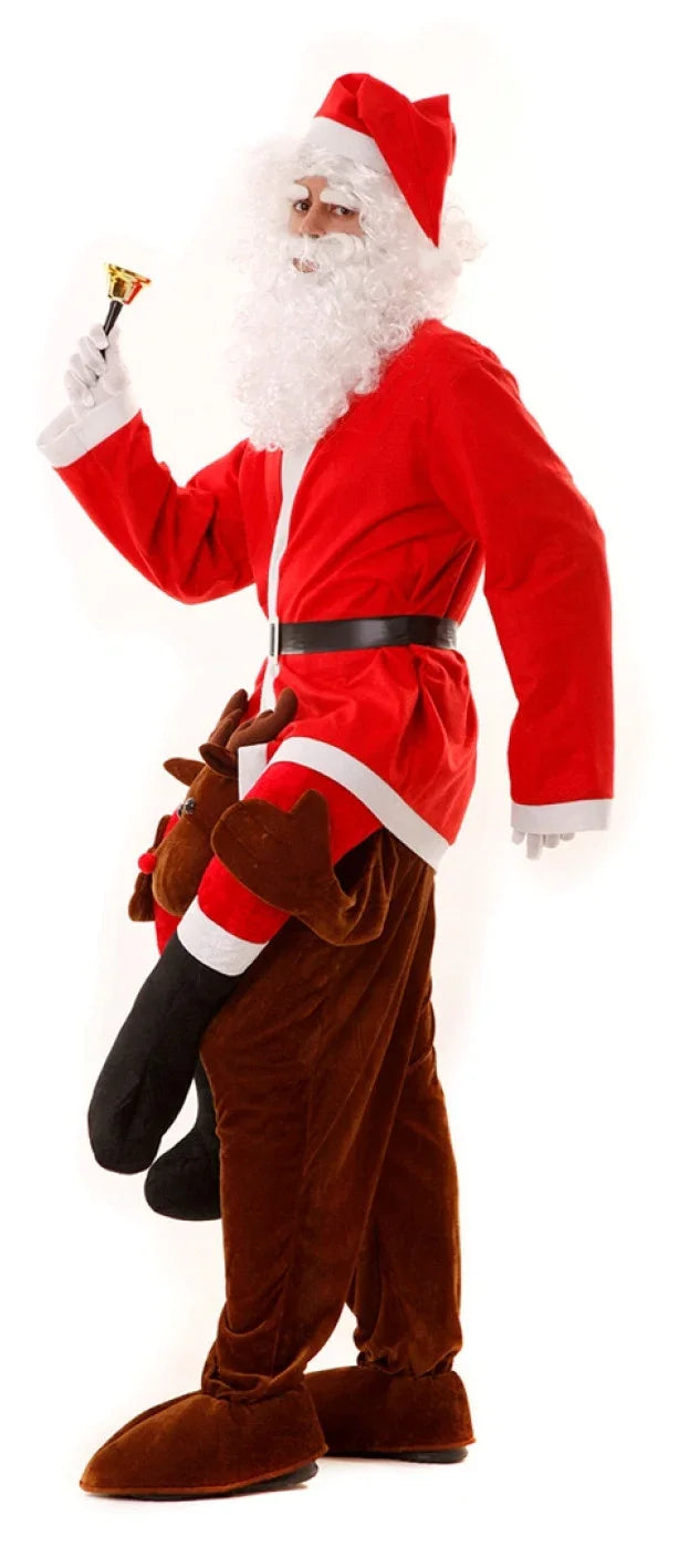 Disfraz de Reno con Papá Noel a Hombros Renos EuroCarnavales