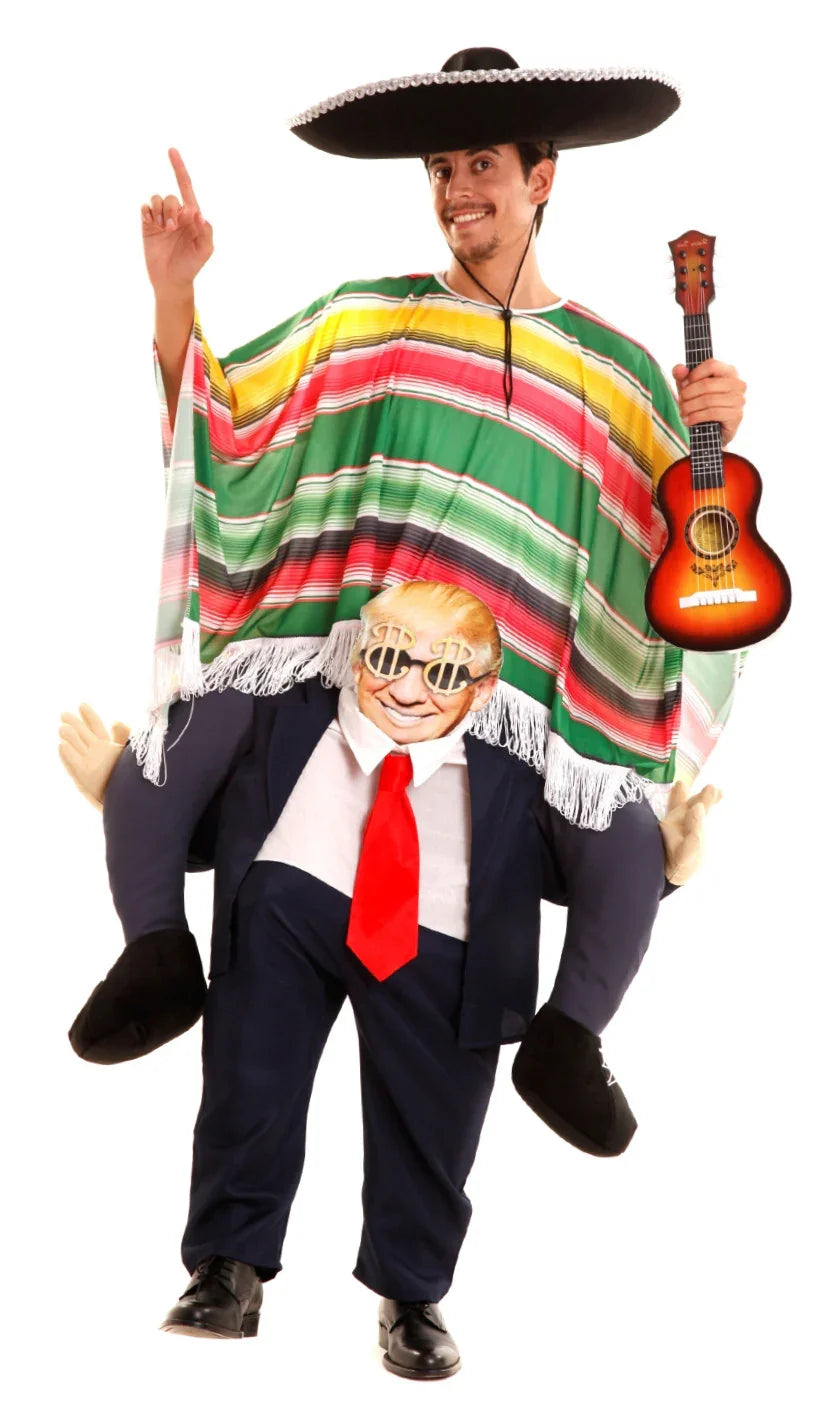 Disfraz a Hombros de Donald Trump Disfraces a Hombros EuroCarnavales