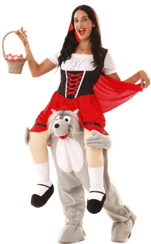Disfraz de Caperucita a Hombros del Lobo Caperucita Roja EuroCarnavales