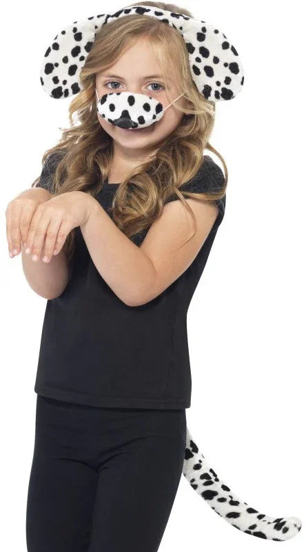 Kit de Dálmata Infantil con Orejas, Hocico y Rabo 101 Dálmatas Smiffys