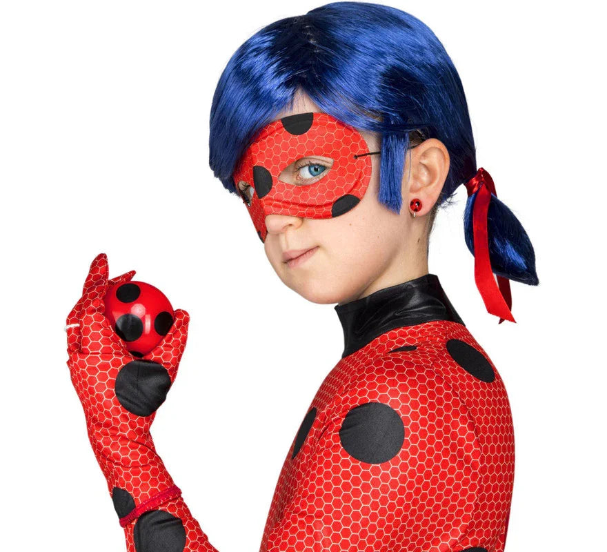 Disfraz de Ladybug Infantil con Accesorios LadyBug y CatNoir Viving