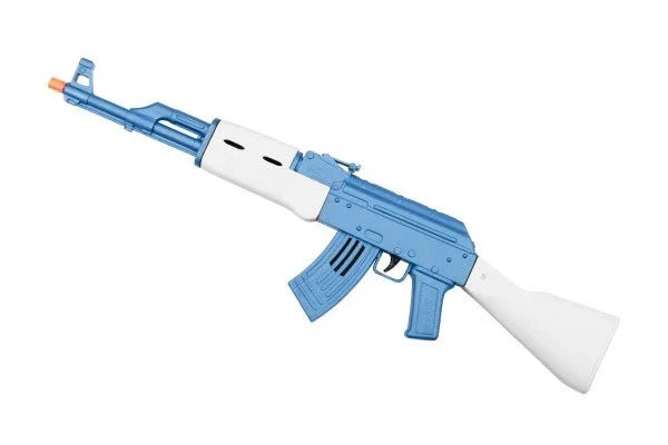 Subfusil de Asalto Kalashnikov AK-47 Azul y Blanco Pistolas, Rifles y Metralletas Smiffys