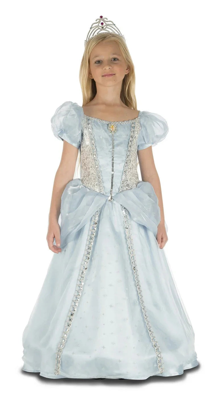 Disfraz de Princesa Azul para Niña Princesas y Príncipes Infantiles Viving