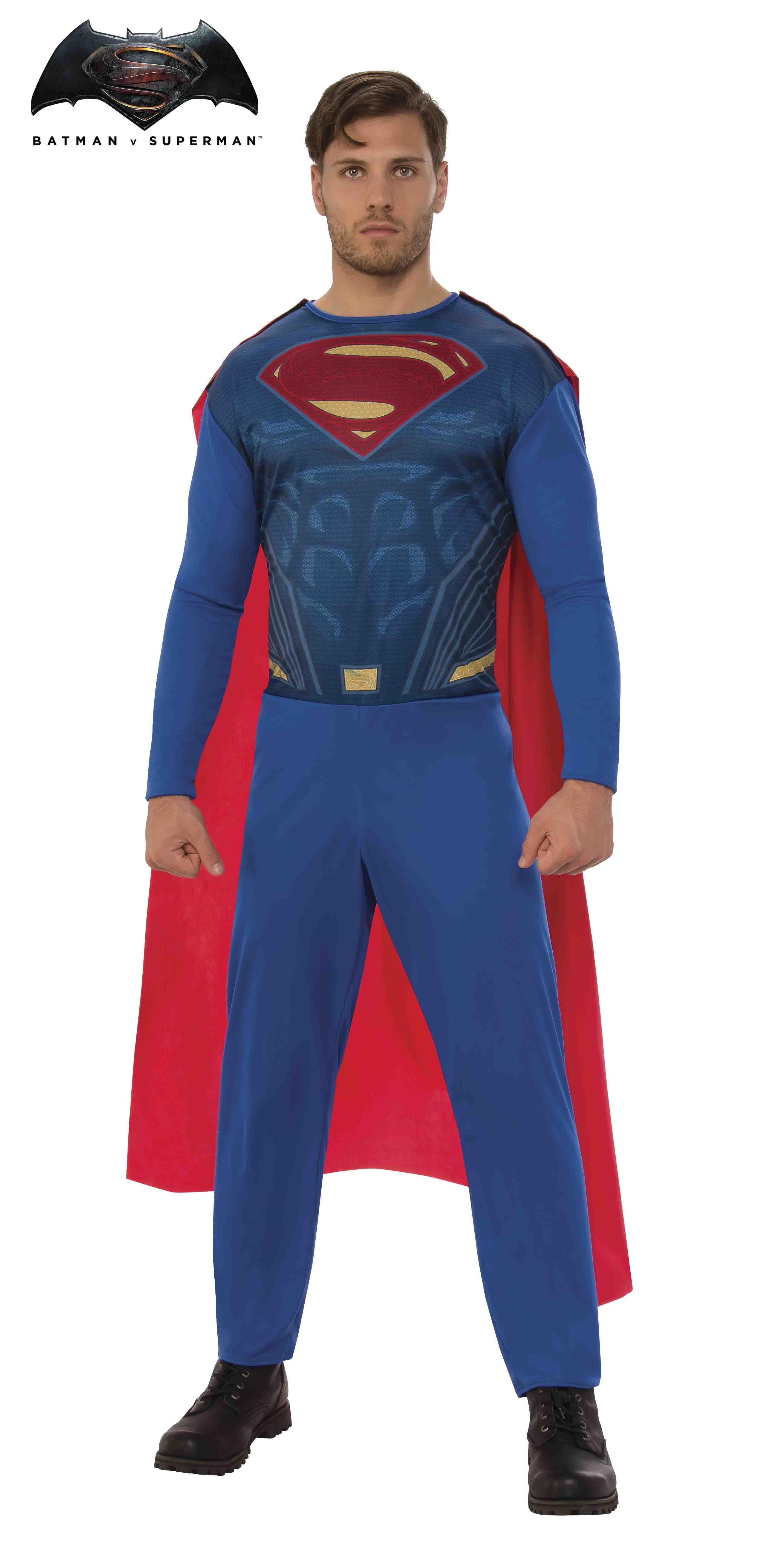 Disfraz de Superman Clásico para Hombre Superman y Supergirl Rubies