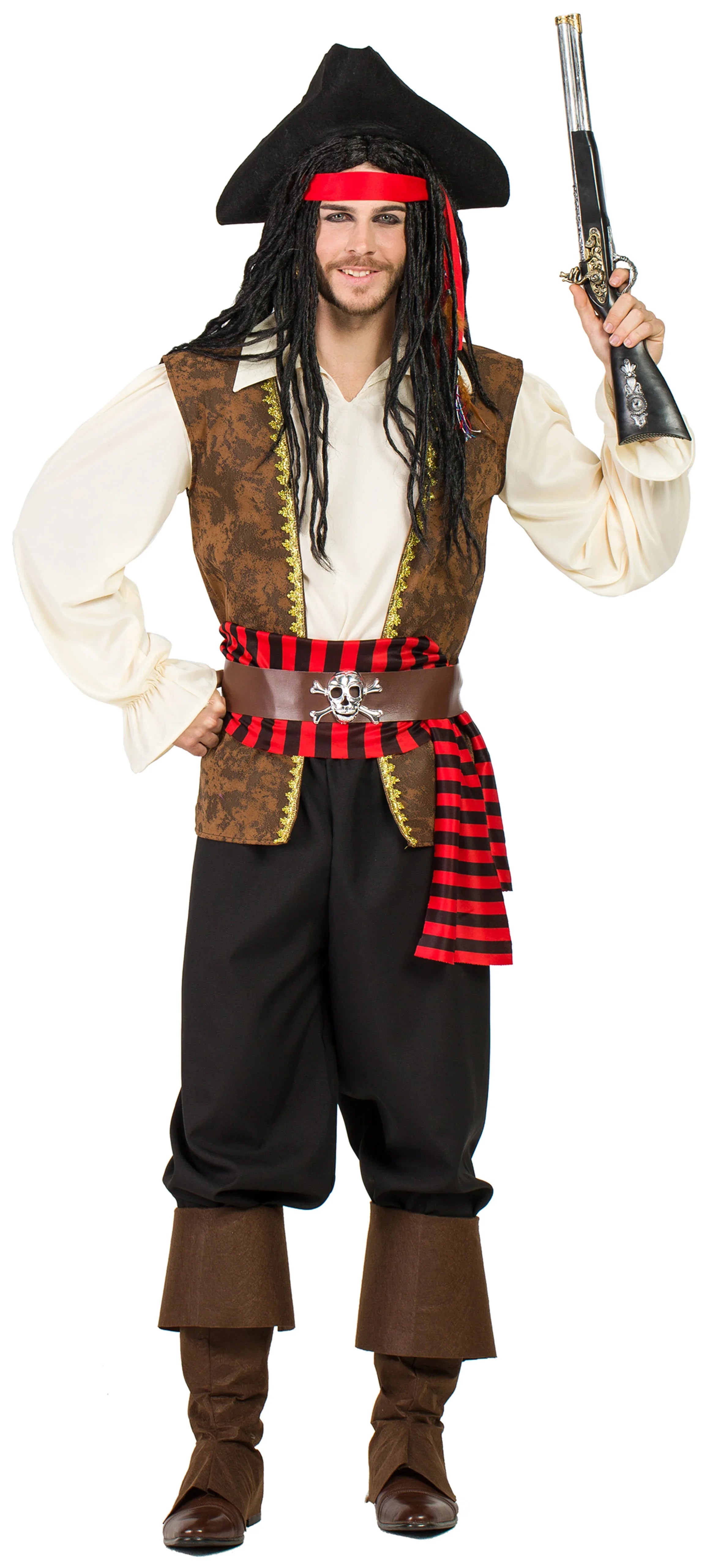 Disfraz de Pirata Jack para Adulto Piratas Kimokawaii