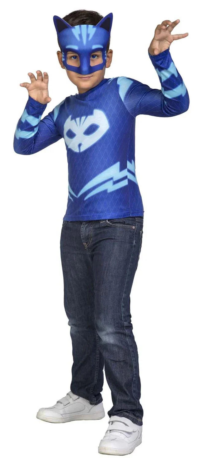 Kit disfraz de Gatuno PJ Masks Infantil PJ Masks: Gatuno, Buhíta y Gekko Viving