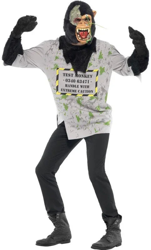 Disfraz de Gorila Mutante para Adulto Mono y Gorila Smiffys