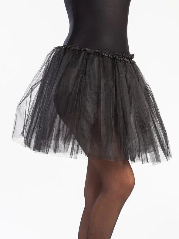 Tutú Negro Largo de 40cms para Mujer Tutús Kimokawaii