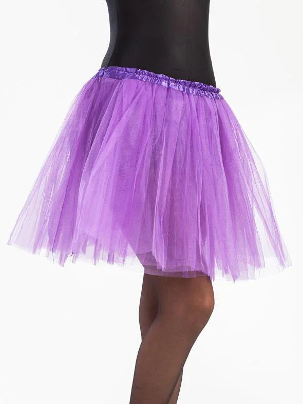 Tutú Morado Largo de 40cms para Mujer Tutús Kimokawaii