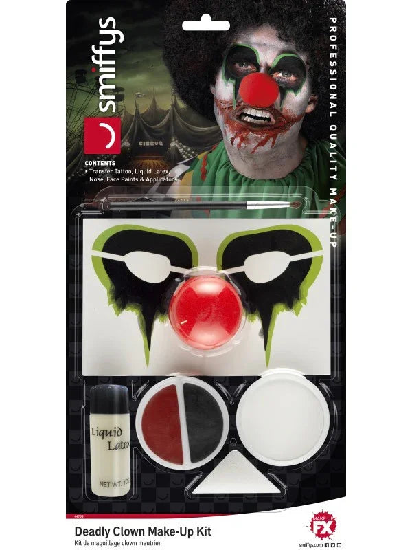 Kit de Maquillaje de Payaso Asesino Payasos Asesinos Smiffys