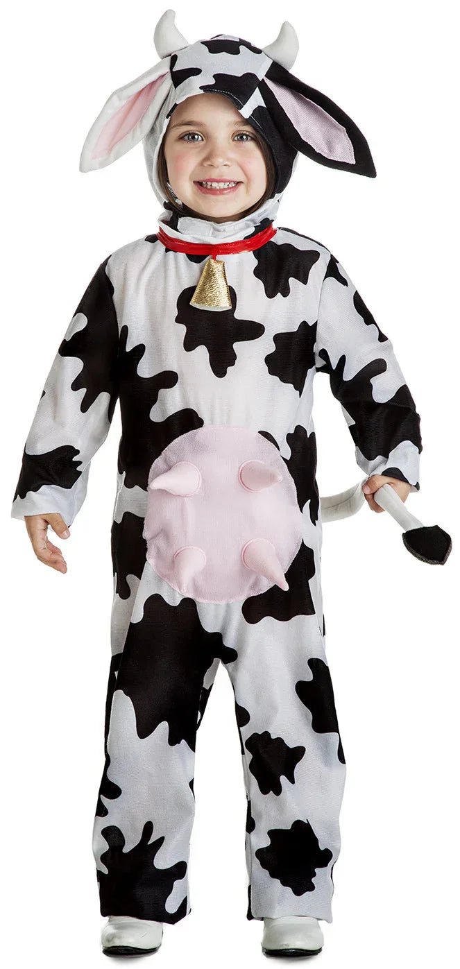 Disfraz de Vaca Divertida para Niños Vaca y Toro Kimokawaii