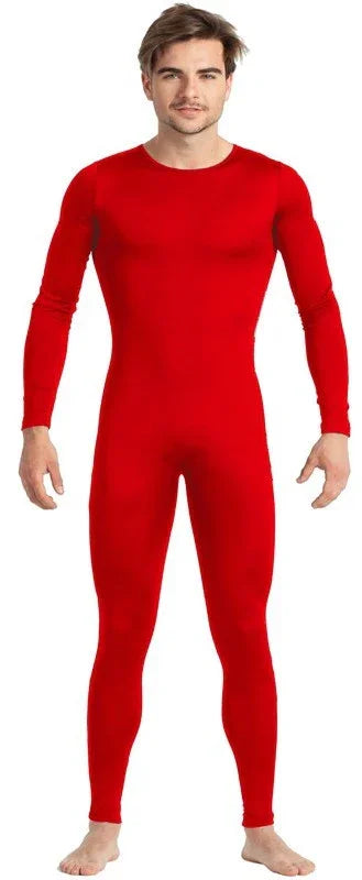 Malla de Cuerpo Entero Roja para Hombre Mallas y Maillots Kimokawaii