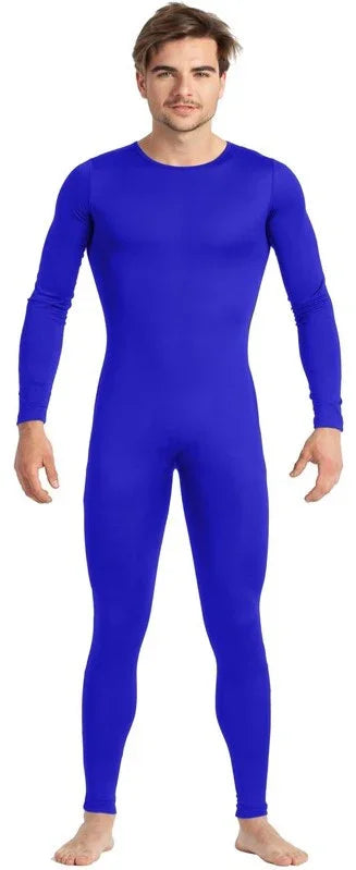 Malla de Cuerpo Entero Azul para Hombre Mallas y Maillots Kimokawaii