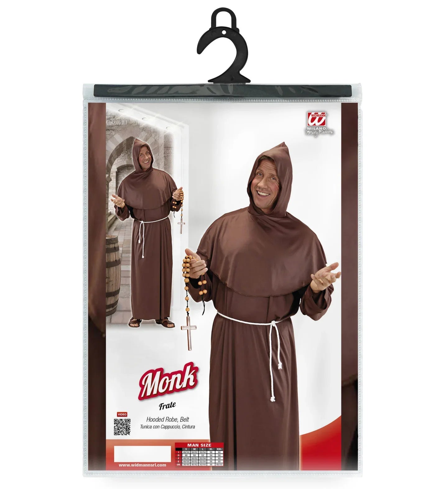 Disfraz de Fraile para Adulto Adultos Widmann