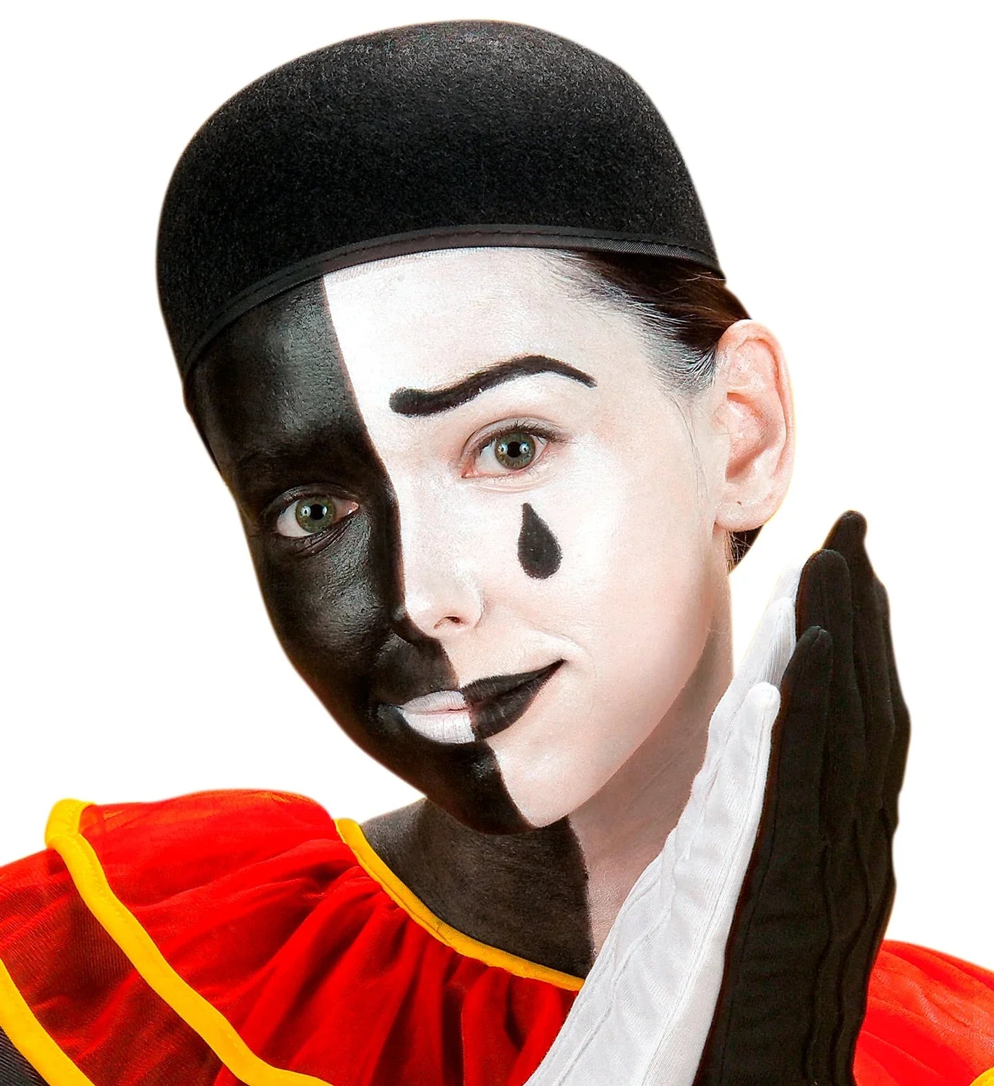 Gorro Casquete Negro de Fieltro para Decorar Sombreros y Gorros Widmann