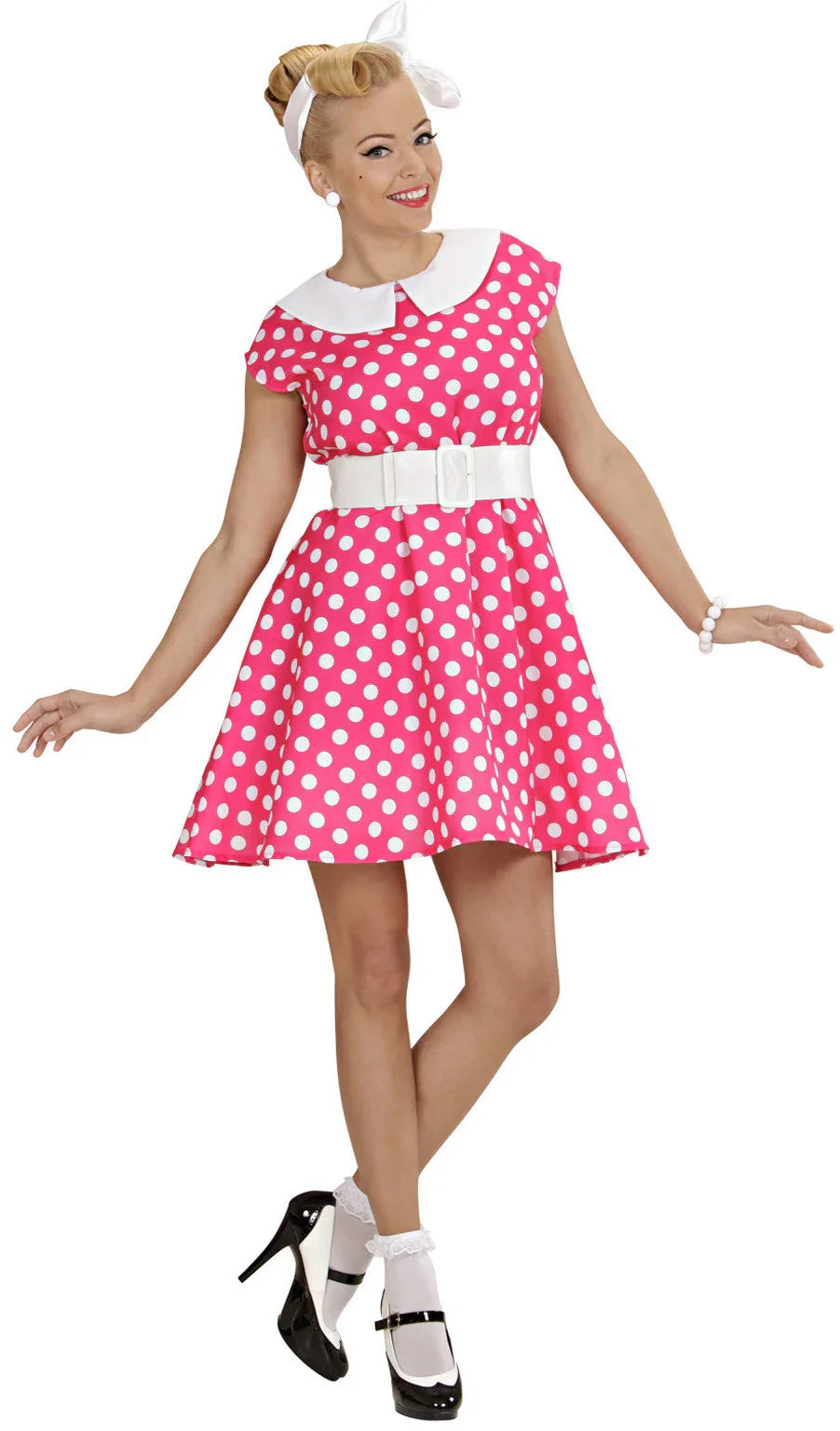 Vestido de Lady Rosa años 50 Adultos Widmann