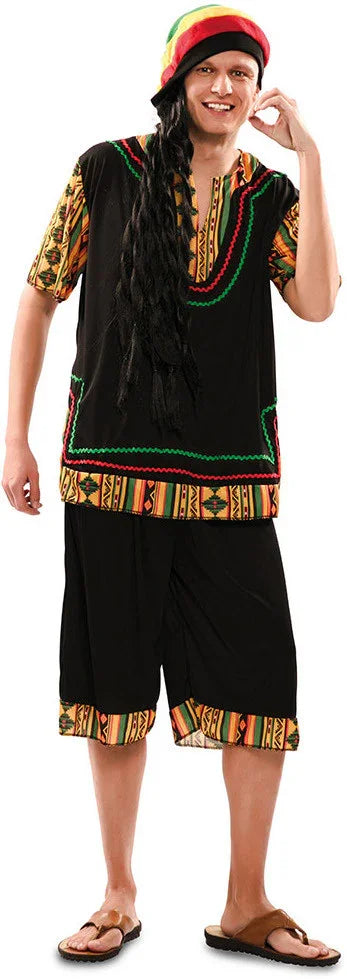 Disfraz de Rastafari Jamaicano para Adulto Disfraces Originales EuroCarnavales
