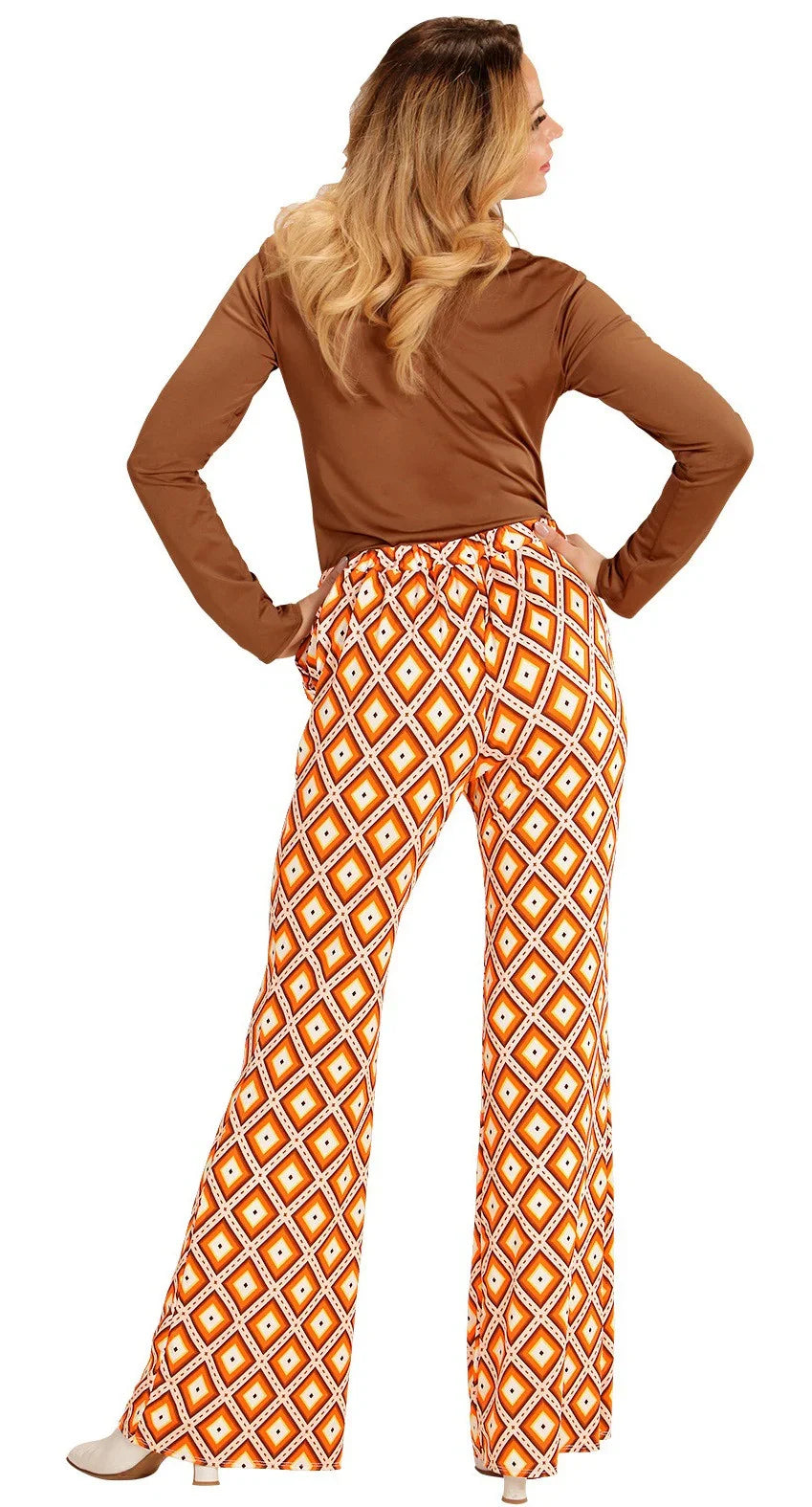 Pantalones de Campana Disco Años 70 para Mujer Disco Widmann