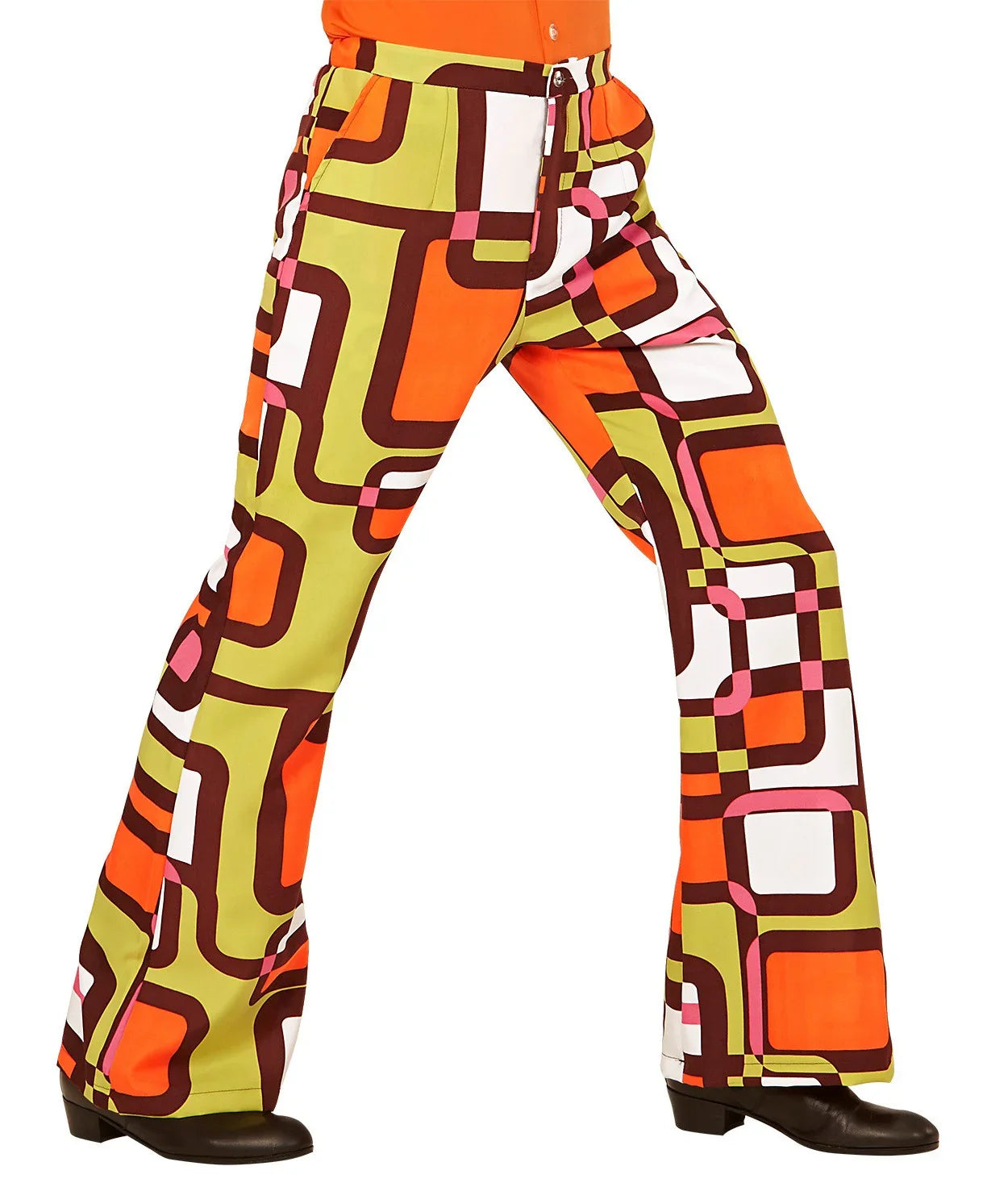 Pantalones de Campana Disco Años 70 para Hombre Disco Widmann