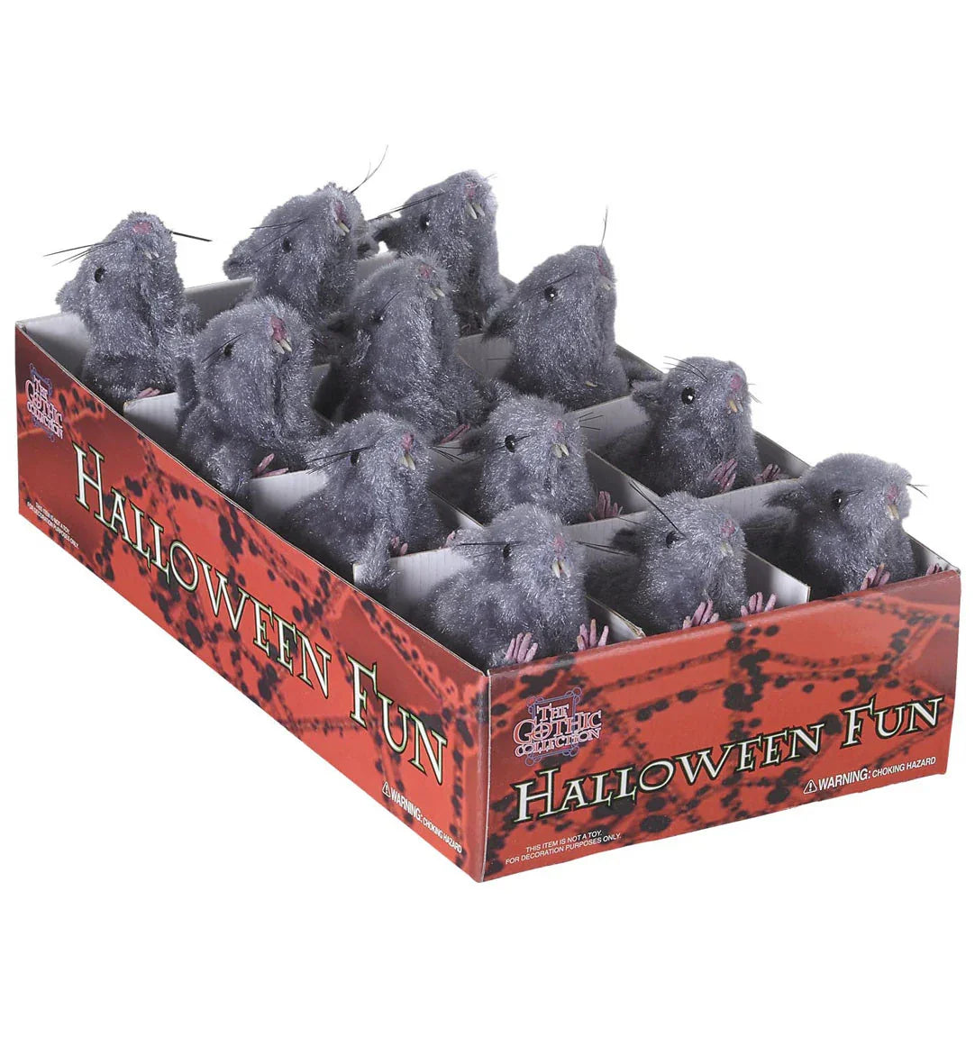 Rata de Decoración de 14cm Decoración Halloween Widmann