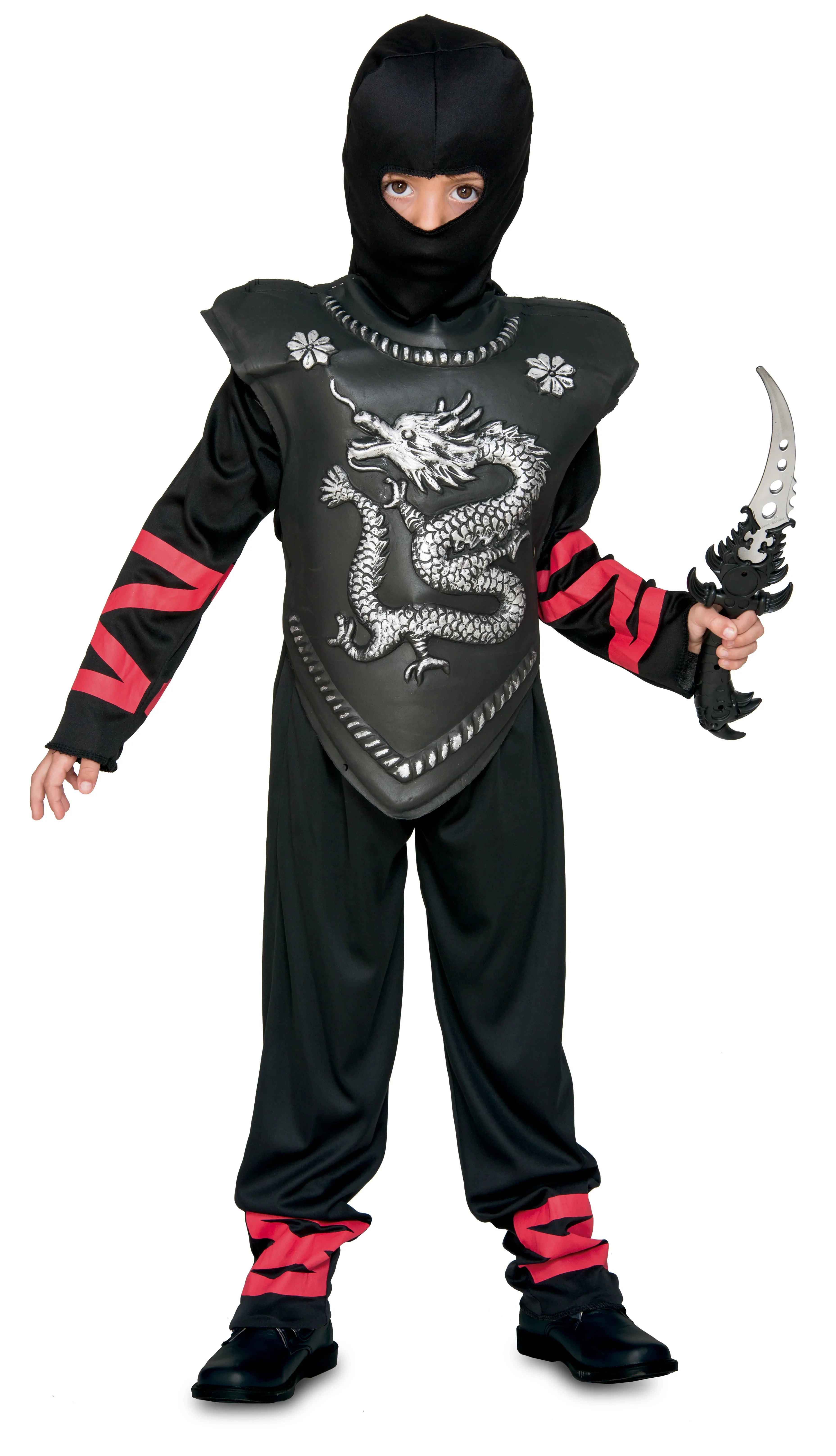 Disfraz de Ninja Negro para Niño Ninjas EuroCarnavales