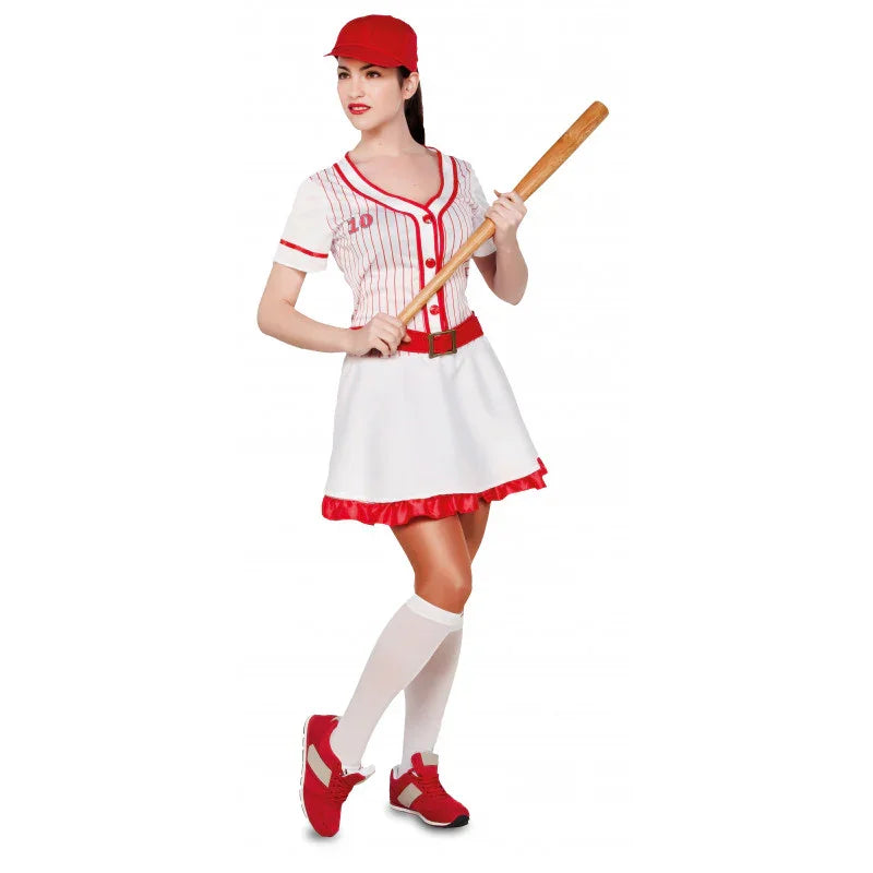 Disfraz de Jugadora de Béisbol para Adulto Jugadores de Béisbol EuroCarnavales