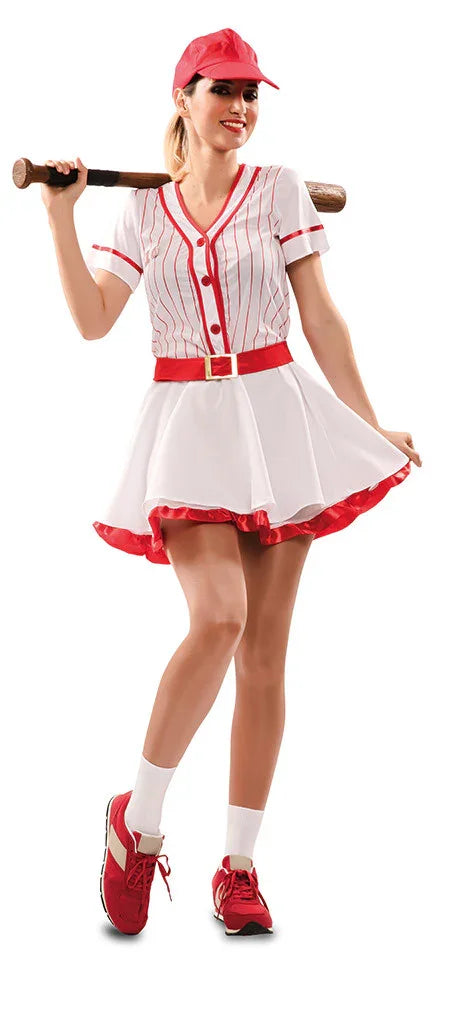 Disfraz de Jugadora de Béisbol para Adulto Jugadores de Béisbol EuroCarnavales
