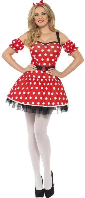 Disfraz de Minnie Mouse para Mujer Mickey Mouse & Minnie Mouse Smiffys