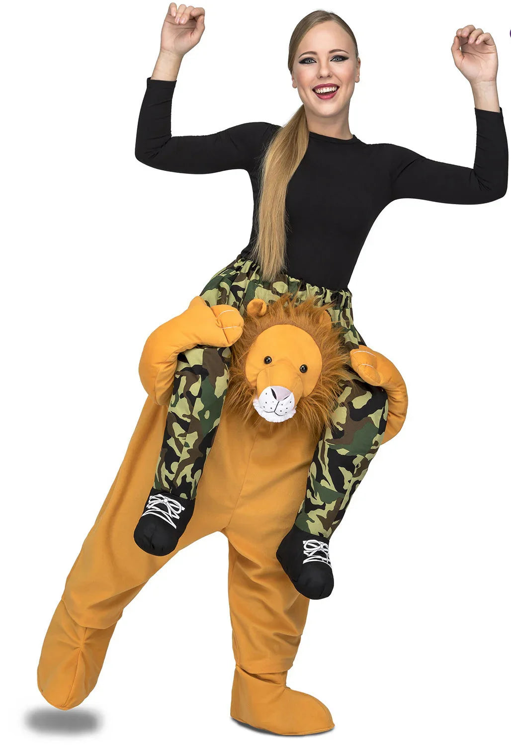 Disfraz de León a Hombros para Adulto León Viving