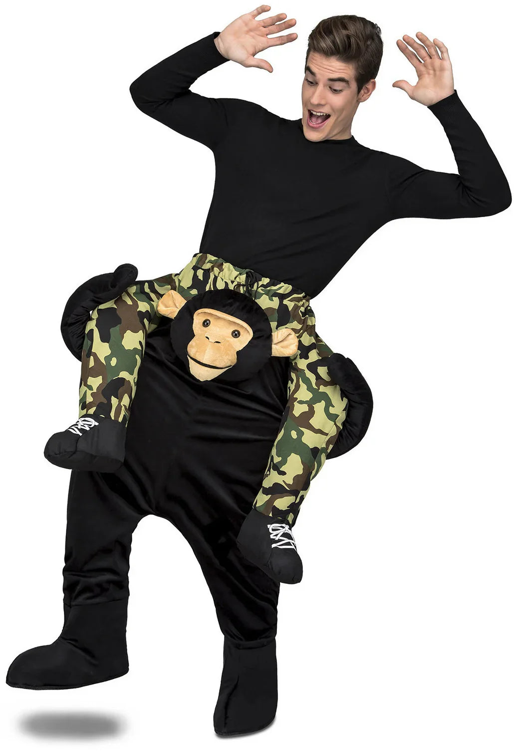 Disfraz de Mono a Hombros para Adulto Mono y Gorila Viving
