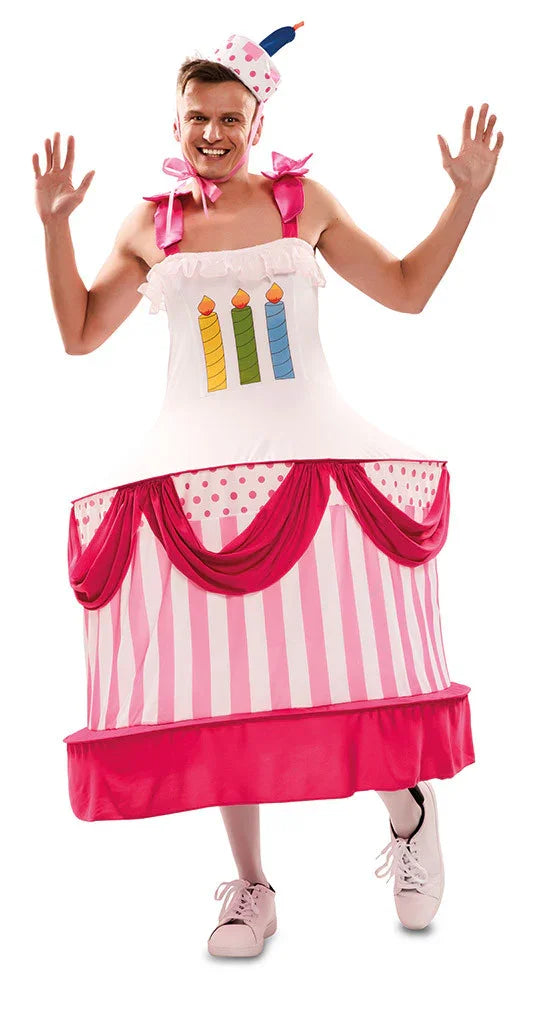 Disfraz de Tarta de Cumpleaños para Adulto Disfraces Originales EuroCarnavales