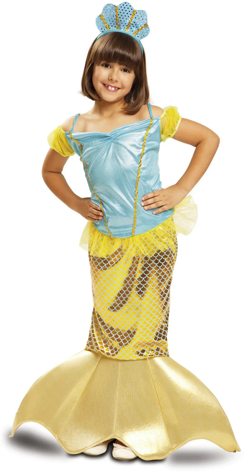 Disfraz de Sirena para Niña Cuentos y Dibujos Animados Viving