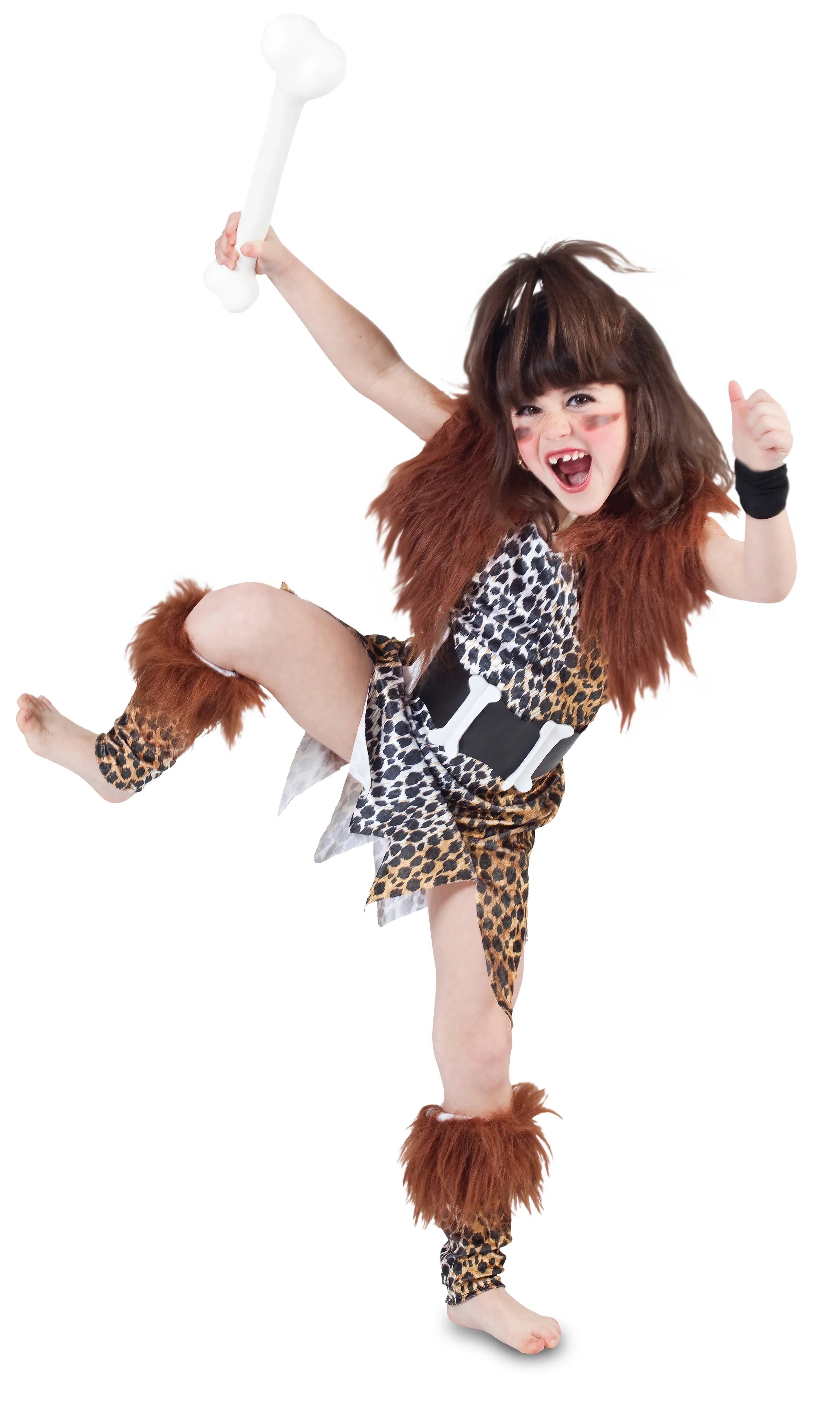 Disfraz de Cavernícola para Niña Cavernícolas y Trogloditas EuroCarnavales