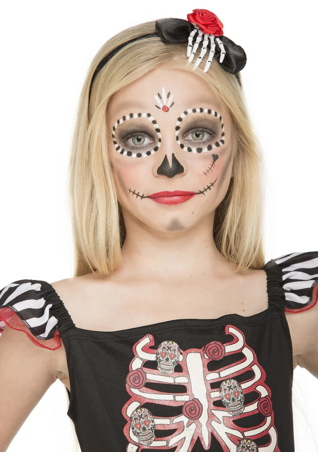 Disfraz de Catrina con Tutú para Niña Catrina Viving