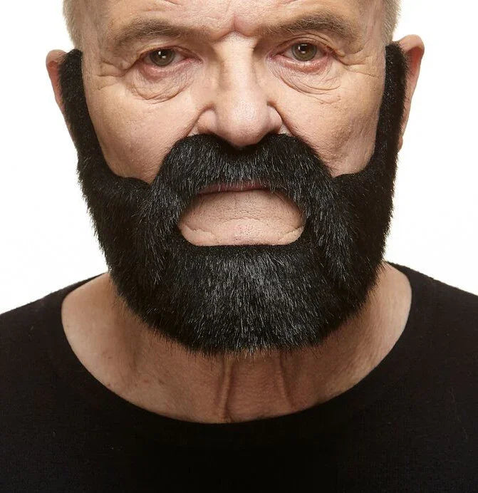 Barba Morena Corta Lisa Barbas y Bigotes Viving Talla Única