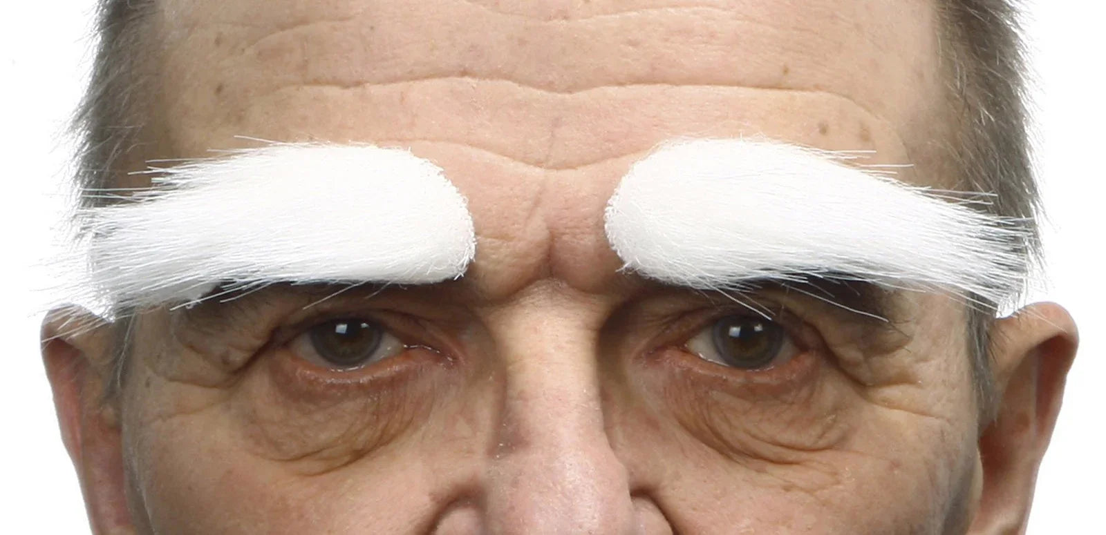 Cejas Blancas Pobladas Papa Noel y Mama Noel Viving