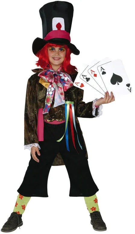 Disfraz de Sombrerero Loco Infantil Sombrerero Loco El Rey del Carnaval