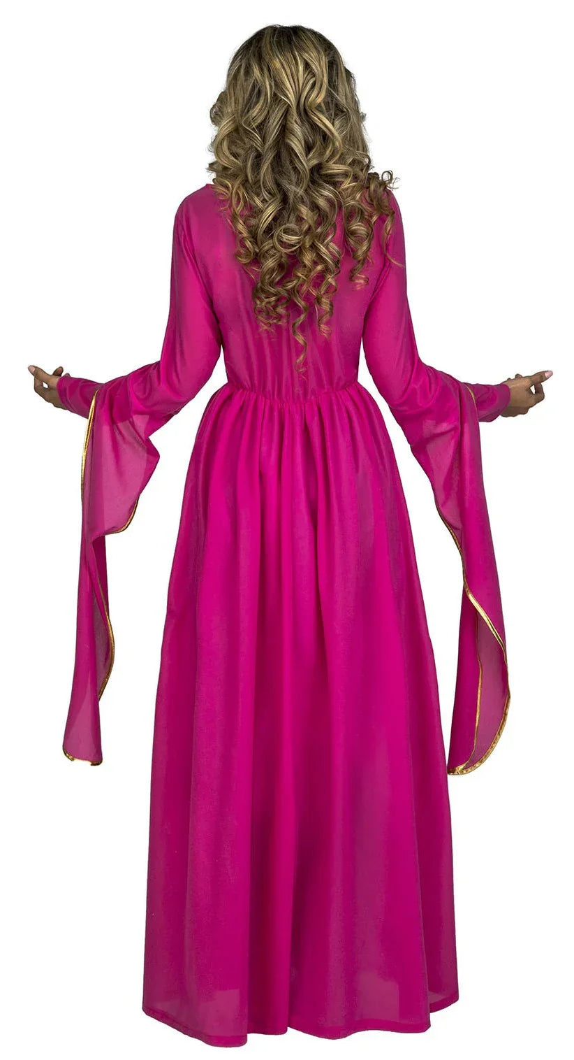 Disfraz de Reina Medieval Rosa para Mujer Reyes y Reinas Medievales Viving