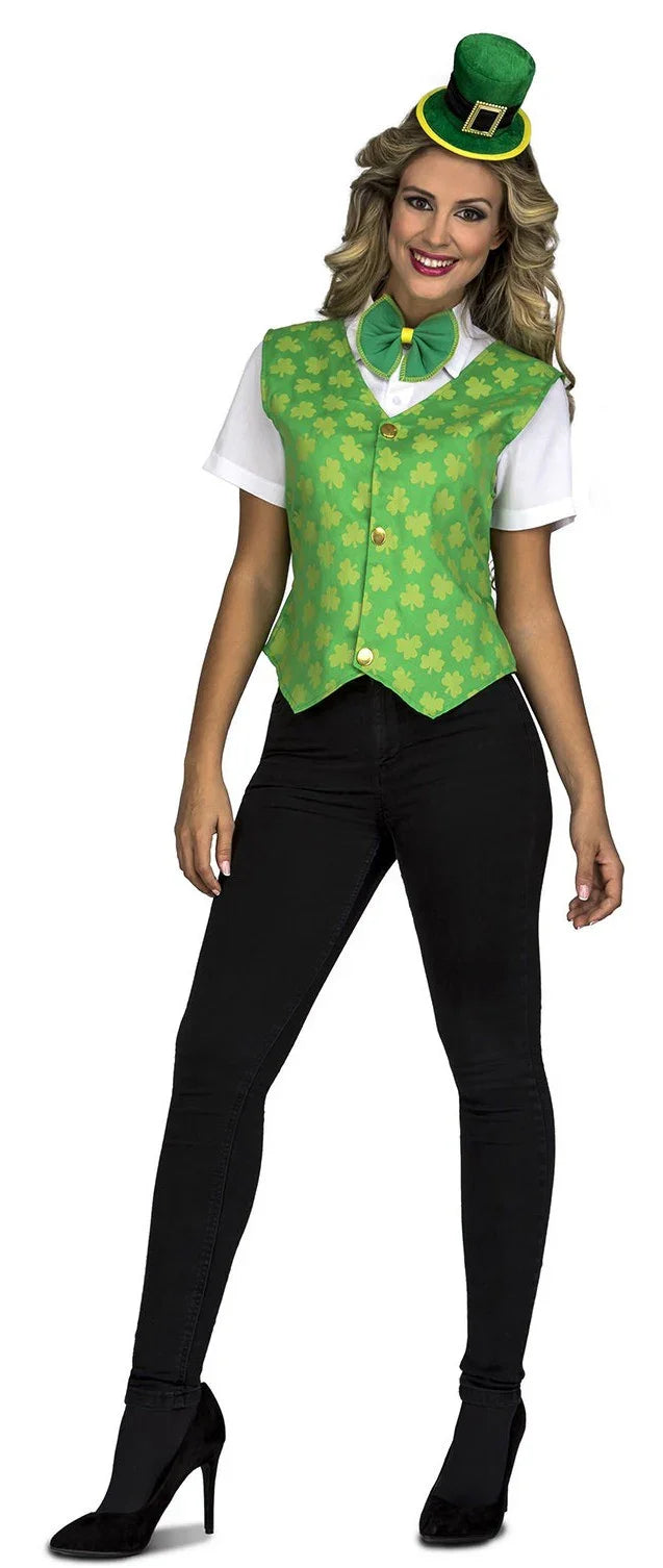 Disfraz de Irlandesa Elegante para Mujer San Patricio Viving