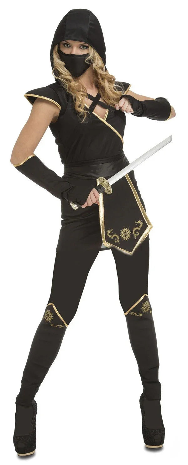 Disfraz de Ninja Negro para Mujer Ninjas Viving