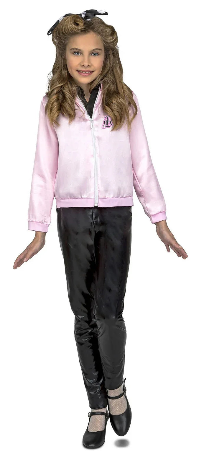 Chaqueta Rosa Pink Ladies Infantil Complementos Grease Años 40 - 50 Viving