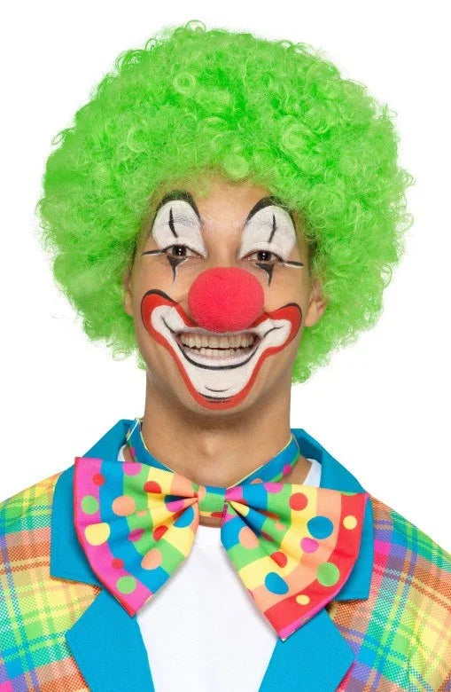 Pajarita de Payaso con Lunares y Rayas Multicolor Complementos Payasos Smiffys