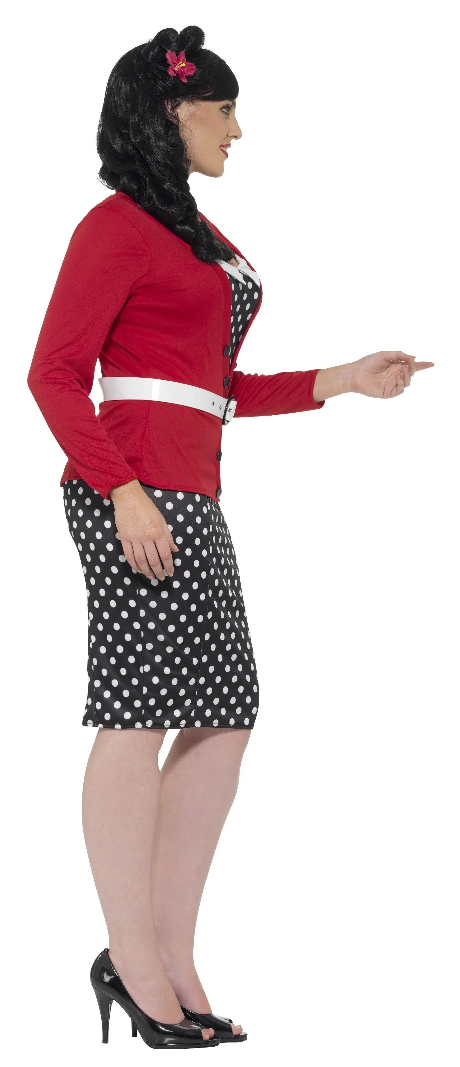 Disfraz Pin Up Años 50 en Talla Grande para Mujer Grease y Años 40 - 50 Smiffys