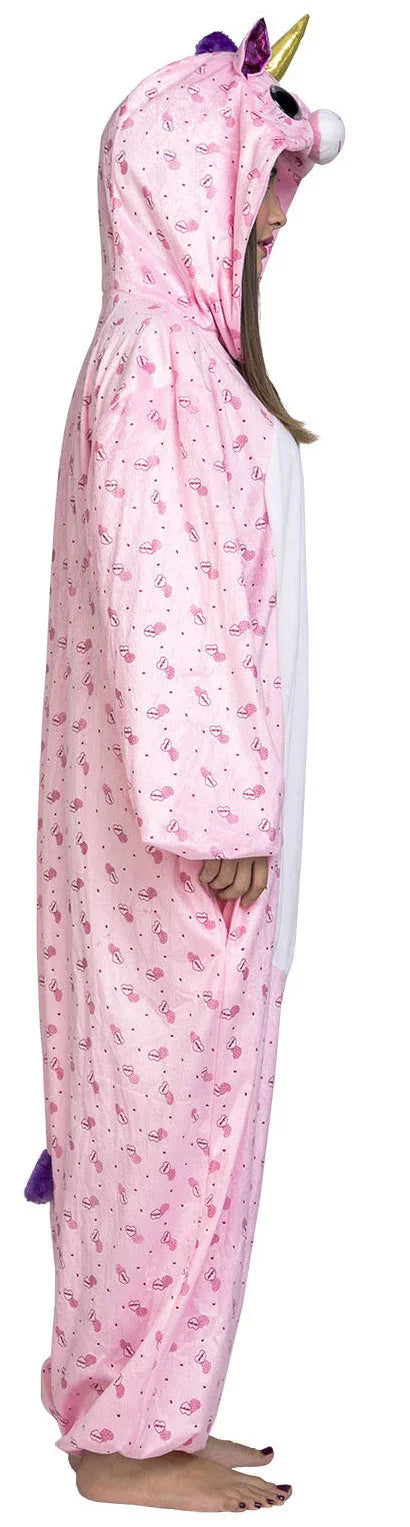 Disfraz de Unicornio Rosa Ojazos para Adulto Unicornio Viving