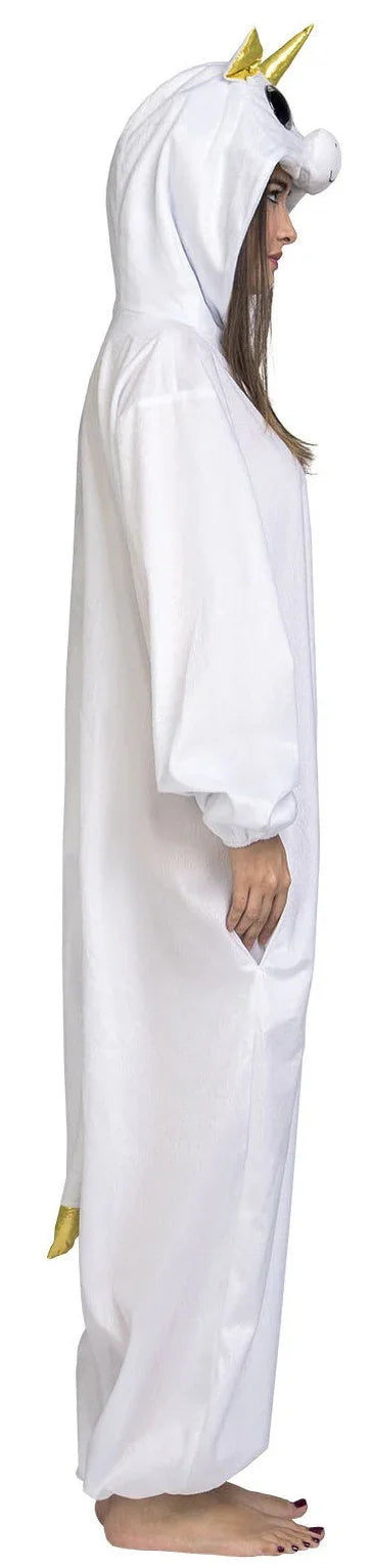 Disfraz de Unicornio Blanco Ojazos para Adulto Unicornio Viving