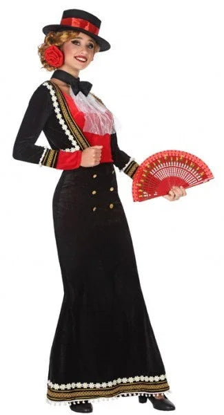 Disfraz de Cordobesa Negro Largo para Mujer Cordobeses Atosa