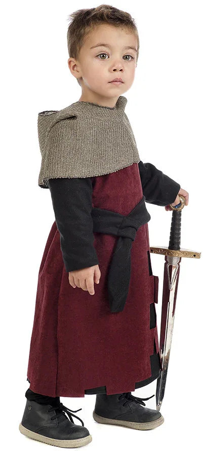 Disfraz de Caballero Medieval Granate para Bebé Caballeros y Cruzados Medievales Limit Sport