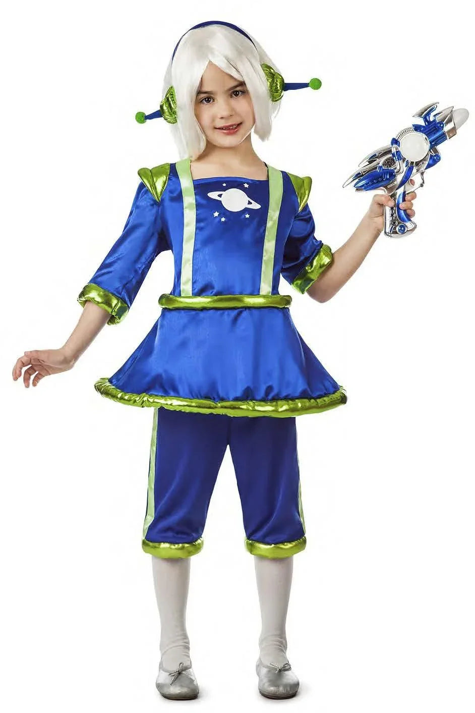 Disfraz de Marciana Galáctica para Niña Extraterrestres Kimokawaii