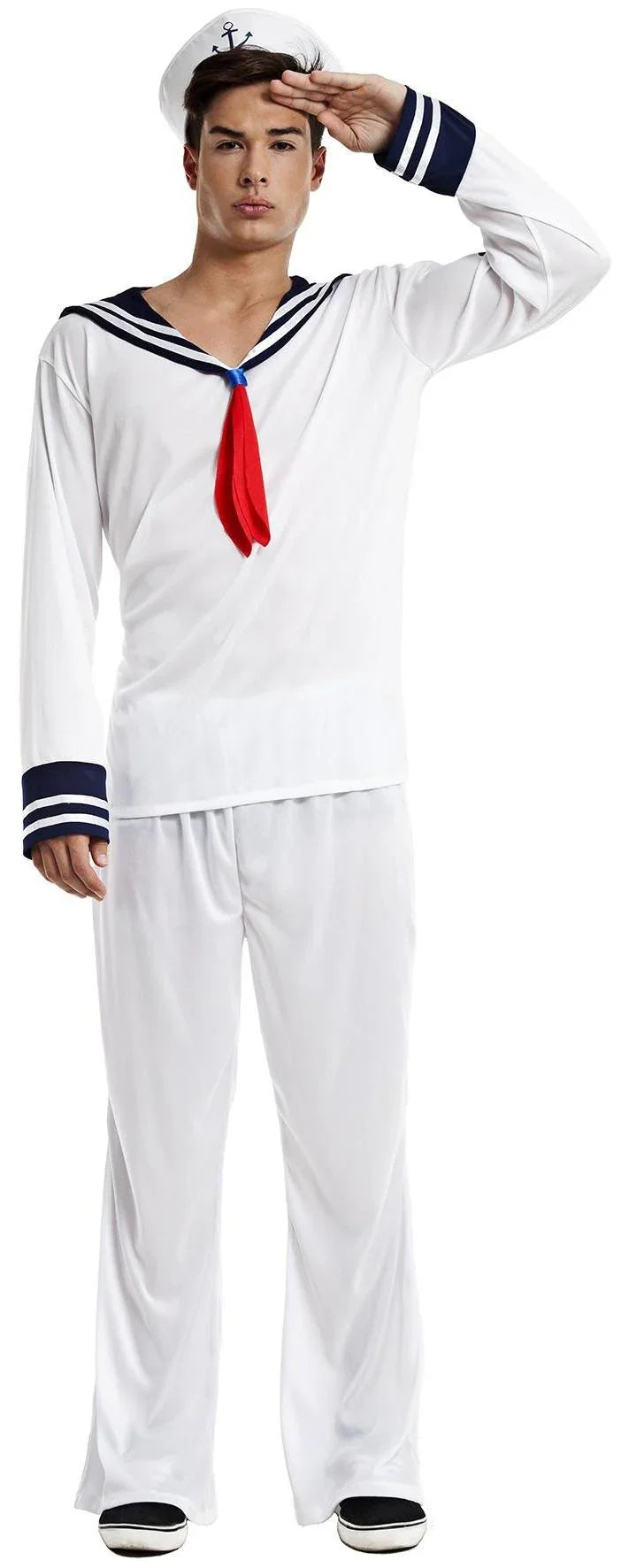 Disfraz de Marinero Blanco para Hombre Marineros Kimokawaii